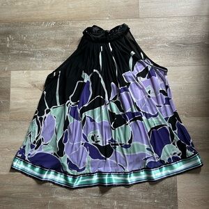 Nicole by Nicole Miller Halter Tunic S